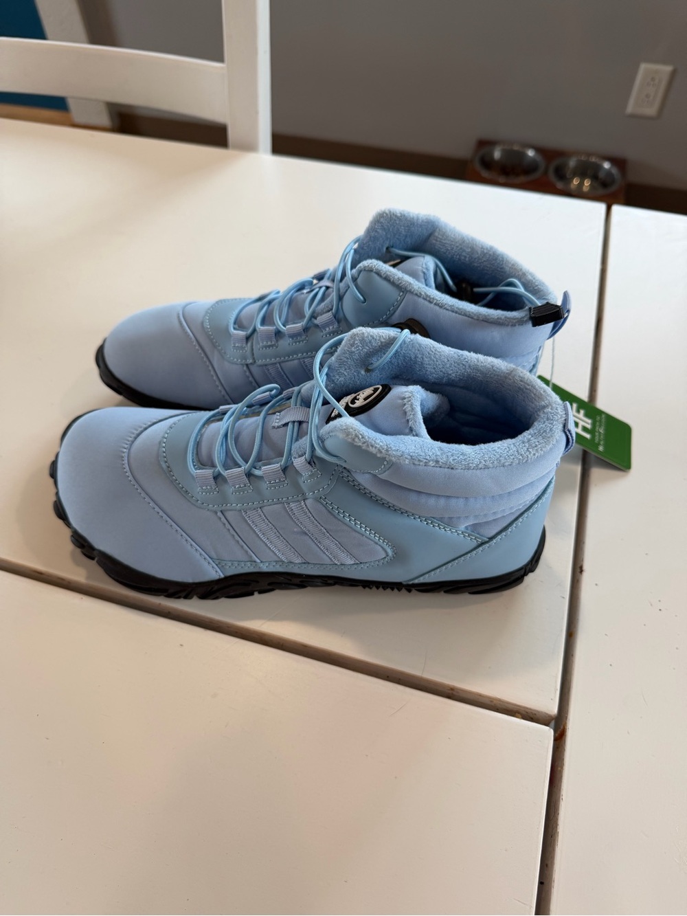 NWT Hike Footwear Light Blue Barefoot Style Hiking Boots Size 9 - Picture 3 of 7